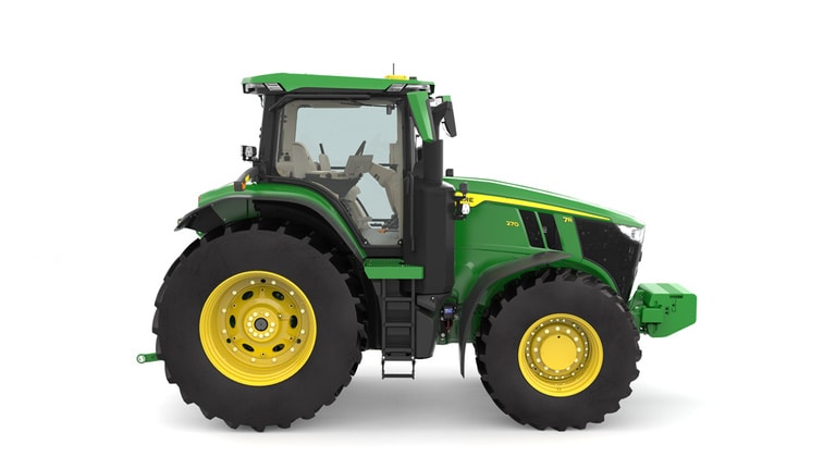 Right facing 7R 270 Tractor on a white background (2nd thumbnail)