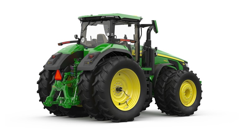 Studio image of Rear-right facing 8R 440 Tractor (3rd thumbnail)