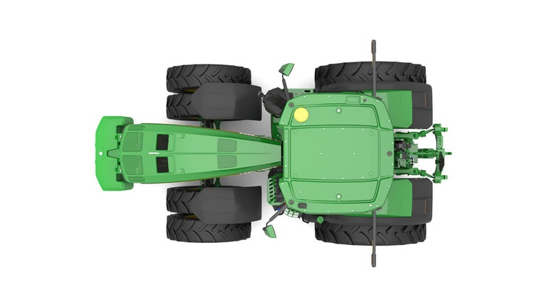 Studio image of Top facing 8R 440 Tractor (9th thumbnail)