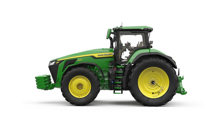 Studio image of Left facing 8R 490 Tractor (6th thumbnail)