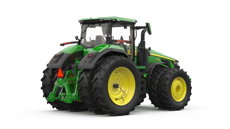 Studio image of Rear-right facing 8R 490 Tractor (3rd thumbnail)