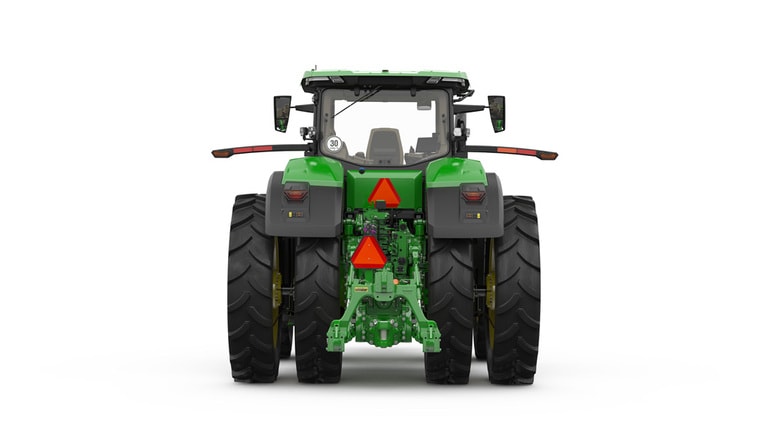 Studio image of Rear facing 8R 490 Tractor (4th thumbnail)