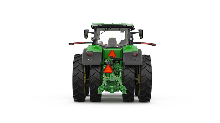 Studio image of Rear facing 8R 540 Tractor (4th thumbnail)