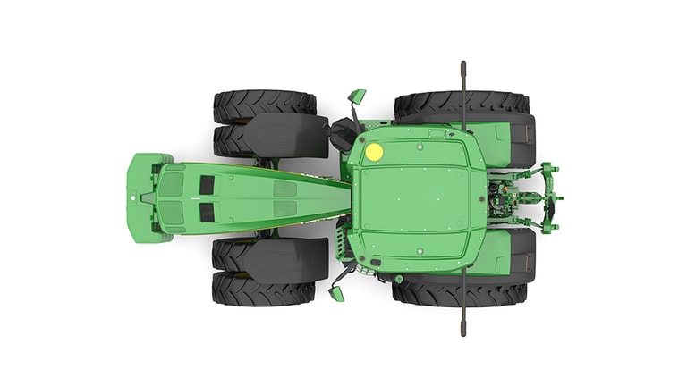 Studio image of Top facing 8R 540 Tractor (9th thumbnail)