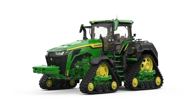 Studio image of Front-left facing 8RX 490 Tractor (7th thumbnail)