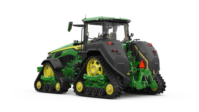 Studio image of Rear-Left facing 8RX 490 Tractor (5th thumbnail)