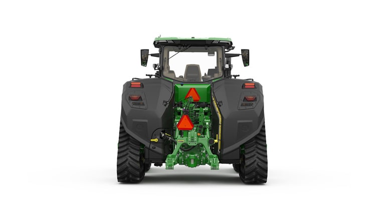 Studio image of Rear facing 8RX 490 Tractor (4th thumbnail)