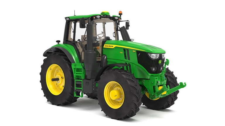 Front-right studio rendering of 6M 230 Tractor