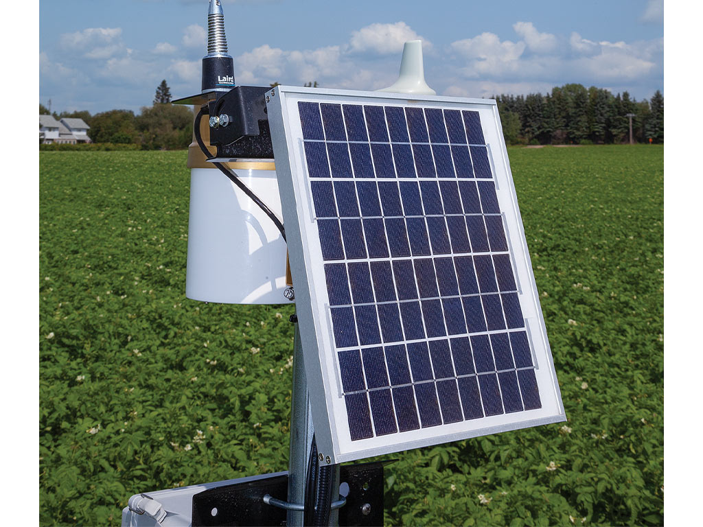 closeup of weather equipment