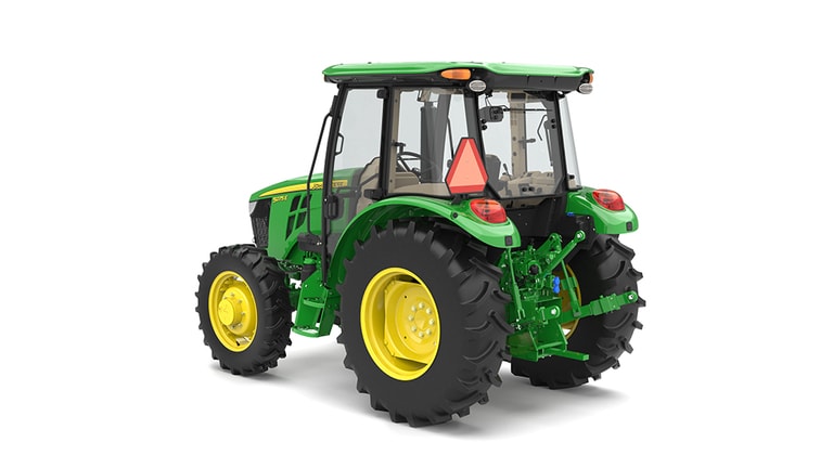 Rear left view of 5075E Utility Tractor (3rd thumbnail)