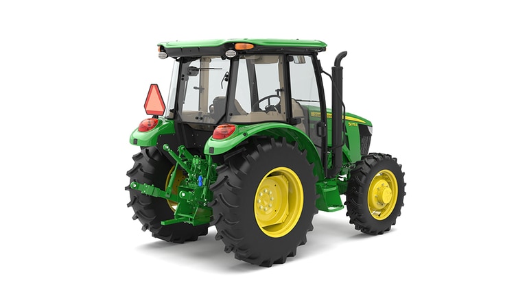 Rear right view of 5075E Utility Tractor (5th thumbnail)