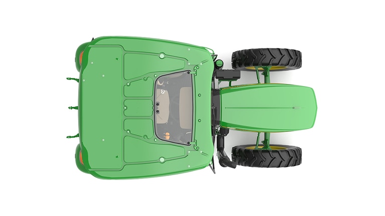 Top view of 5075E Utility Tractor (9th thumbnail)