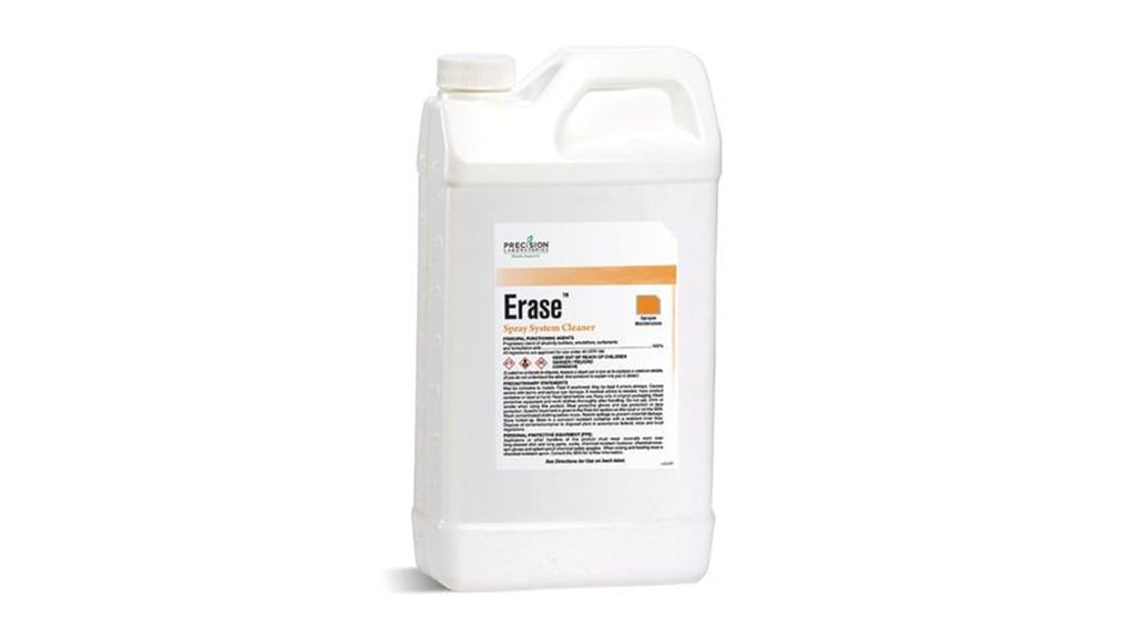 Container of Erase Spray System Cleaner for John Deere sprayers